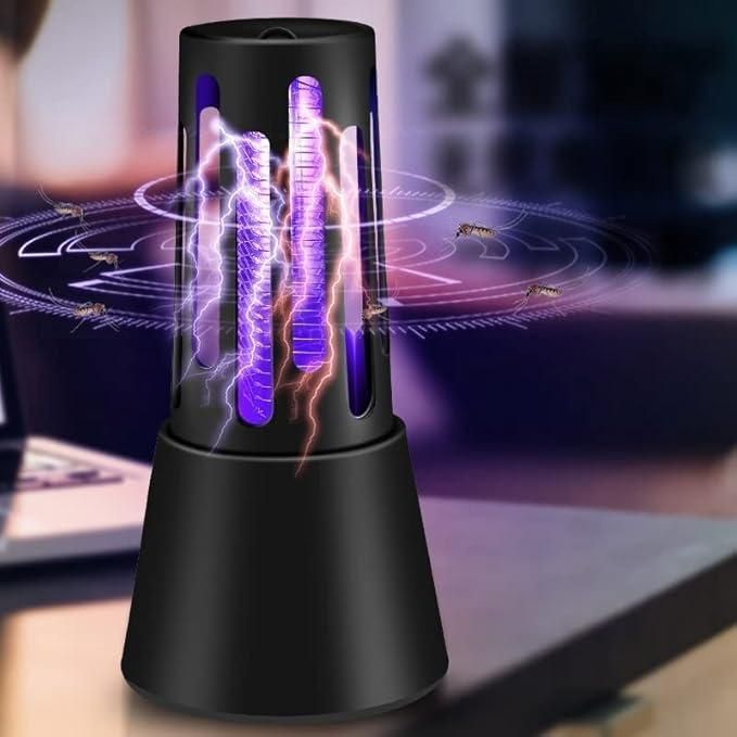 Mosquito Killer Lamp with light attraction and cyclone trap for mosquitoes, compact and lightweight design